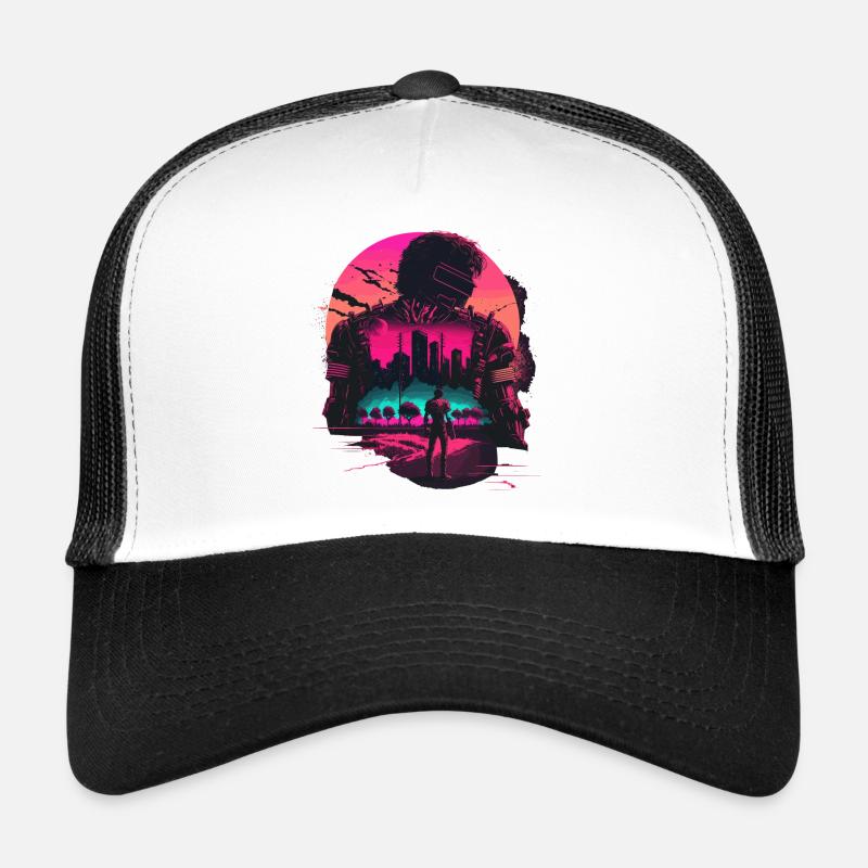 Cyborg rétro Casquette trucker 