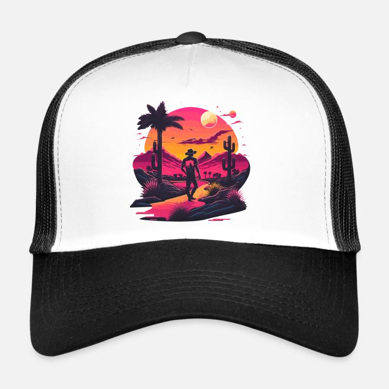 Neon Cowboy Trucker Cap
