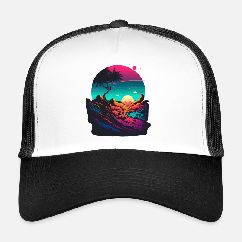 Œuvre au néon Casquette trucker 