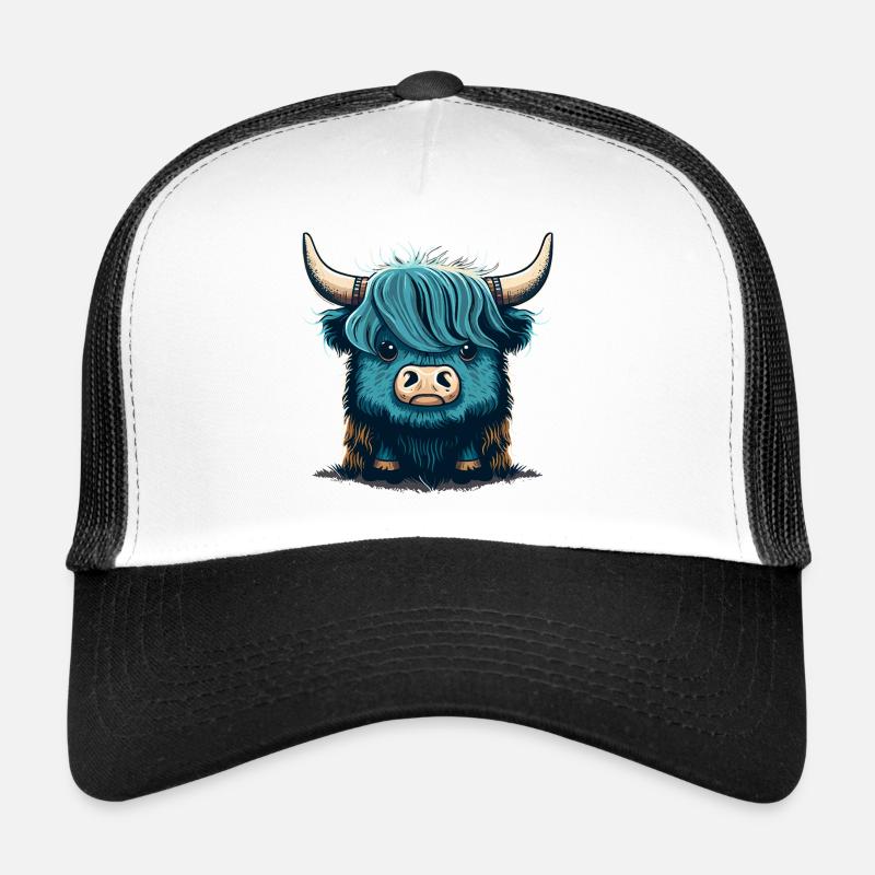 mignon, yak, illustration Casquette trucker 