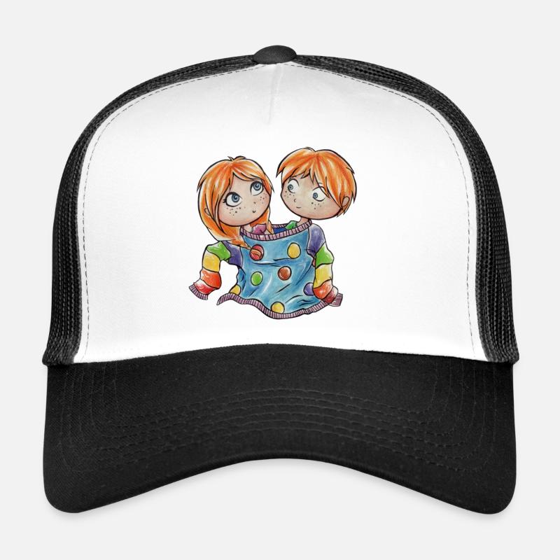 Zodiac: Gemini - Trucker Cap - white/black