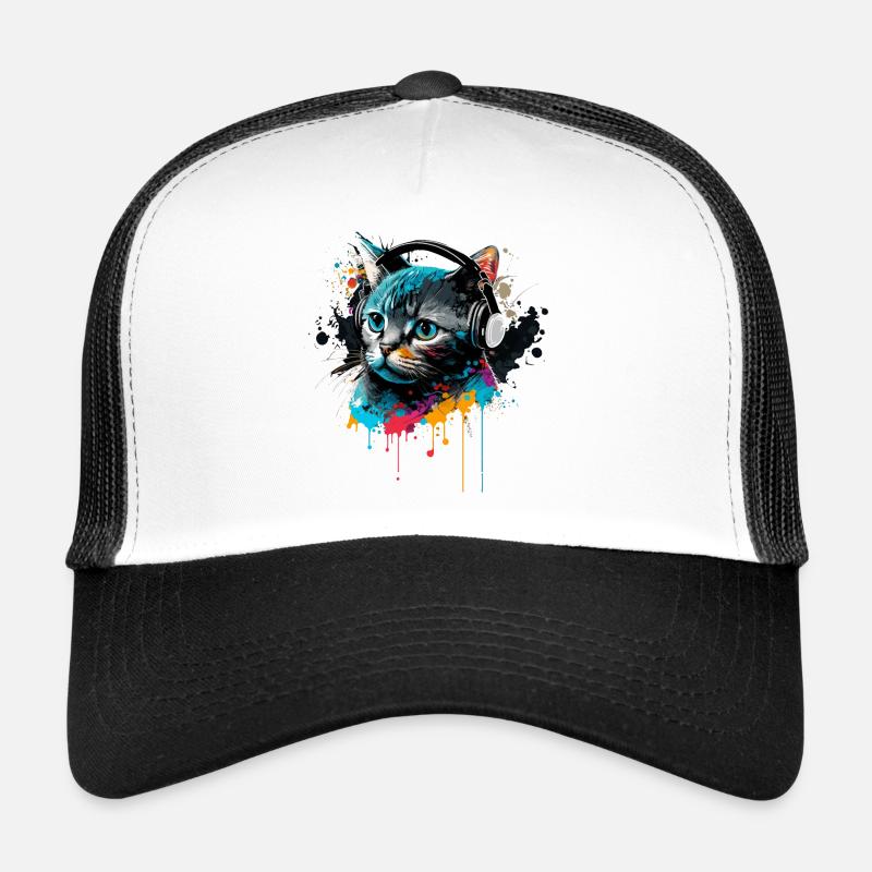 Chat musical Casquette trucker 