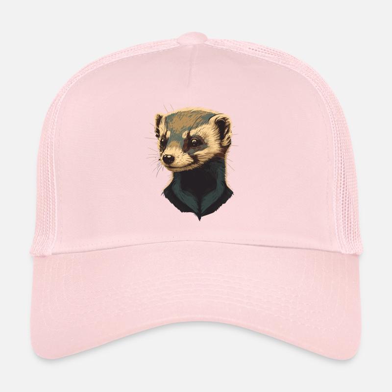 Mädchen, das Frettchen liebt Trucker Cap