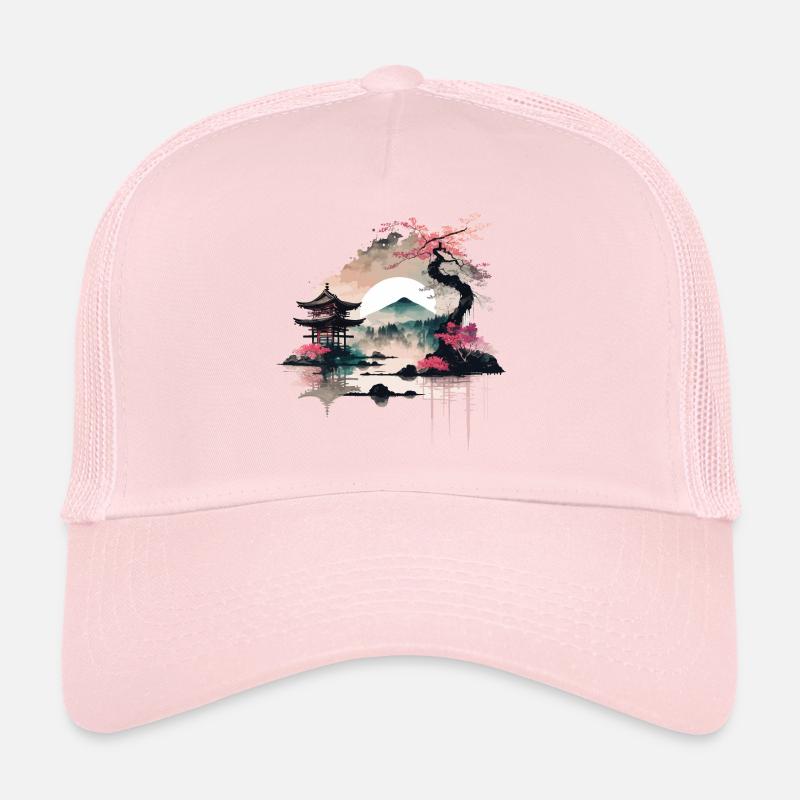 Lever de soleil japonais Casquette trucker 