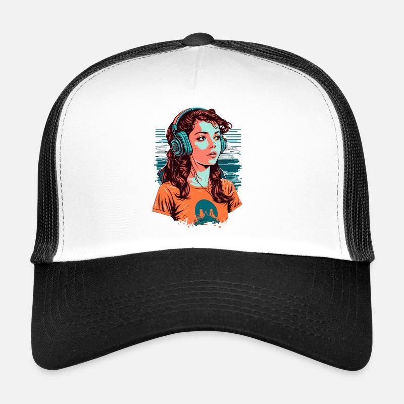 Lo-Fi Mädchen Trucker Cap