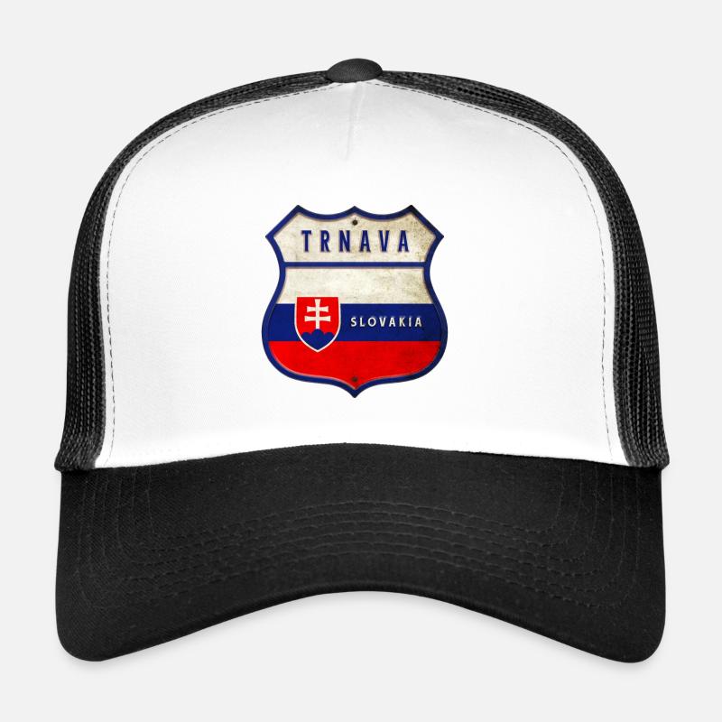 Design du drapeau de Trnava, Slovaquie Casquette trucker 