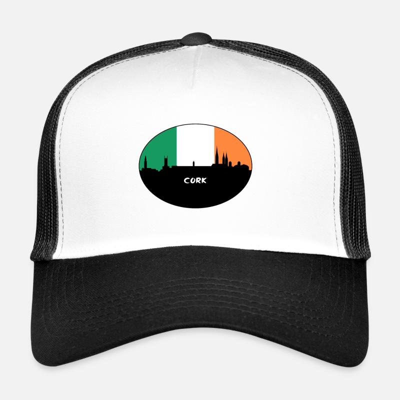 Cork Irland Flagge Skyline Reise Souvenir Trucker Cap