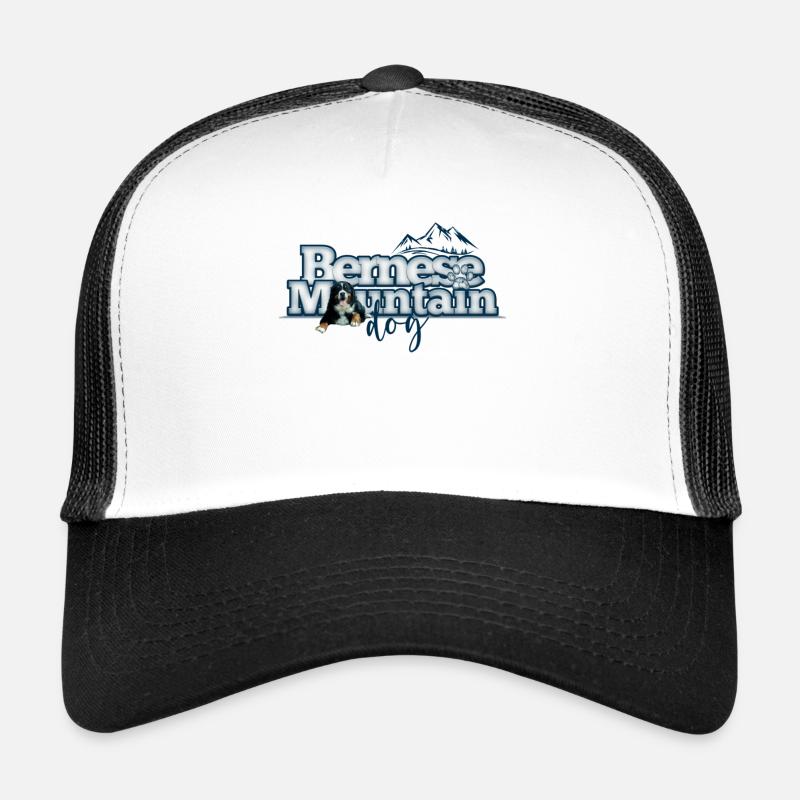 Berner Sennenhund - Trucker Cap - Weiß/Schwarz