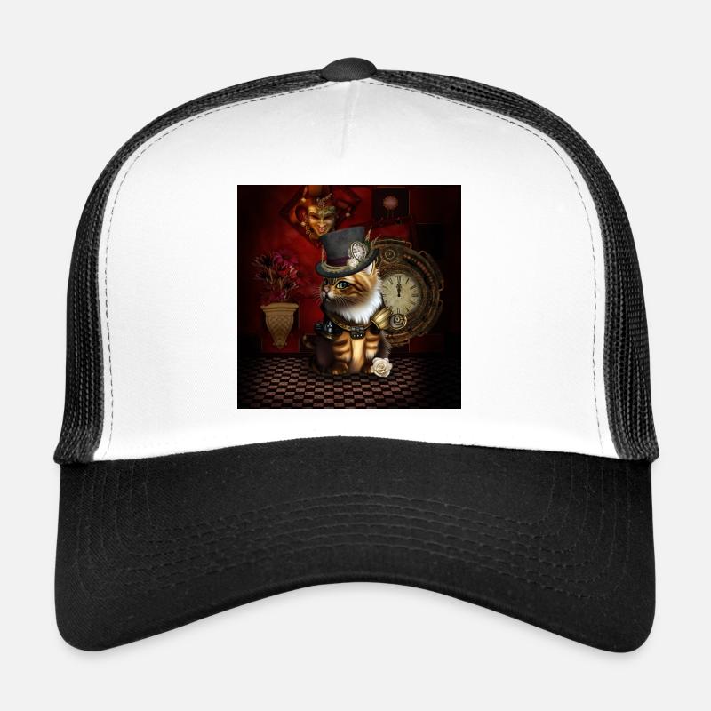 Diese Steampunk-Kätzchen werden Ihr Herz höher schlagen lassen Trucker Cap