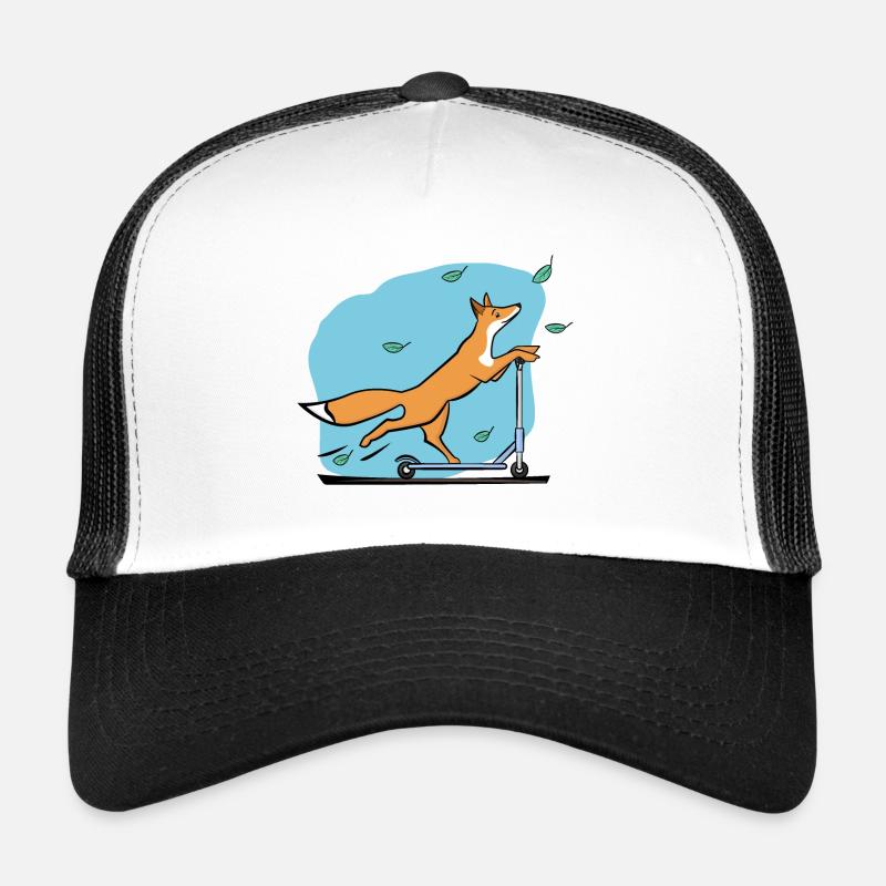 Fuchs mit Roller Trucker Cap