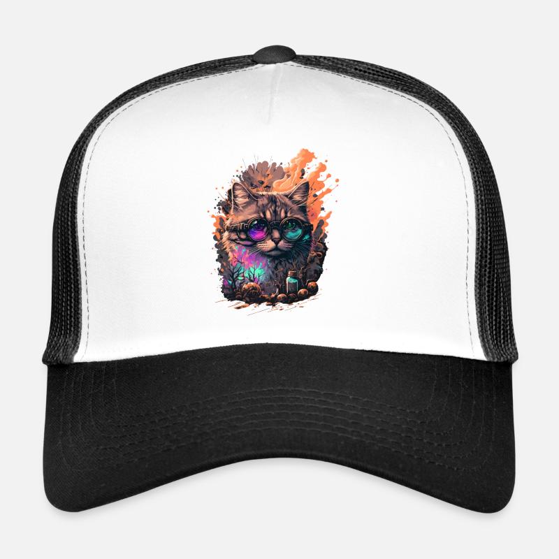 Chat Posion Casquette trucker 