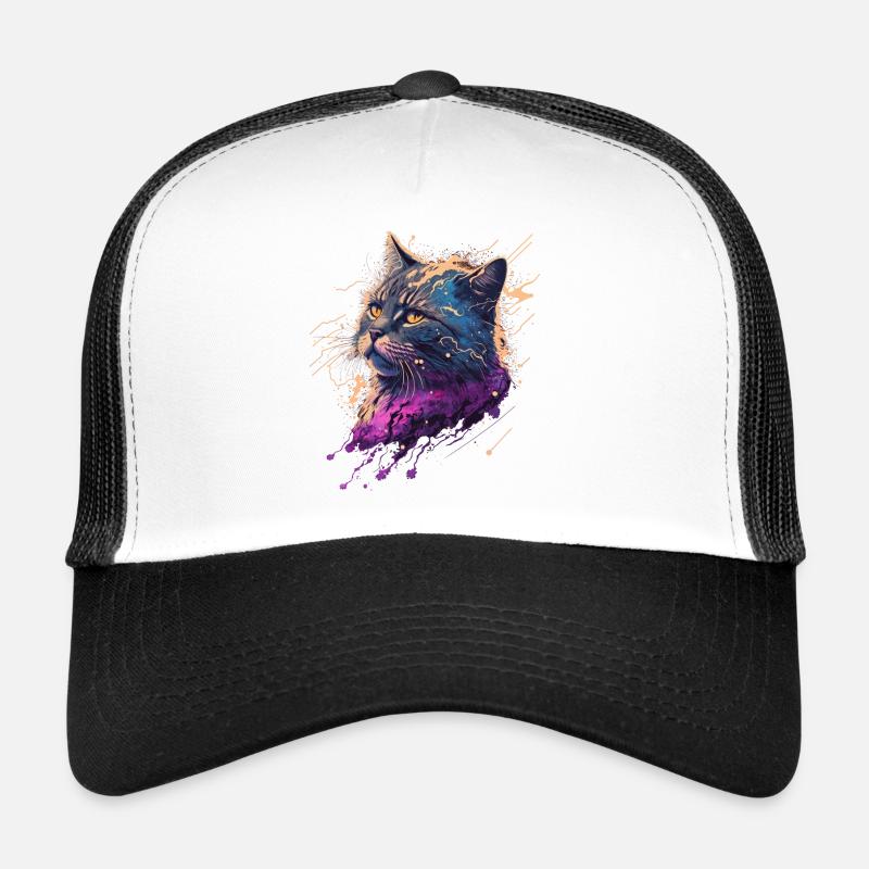 Vaporwave Katze Trucker Cap