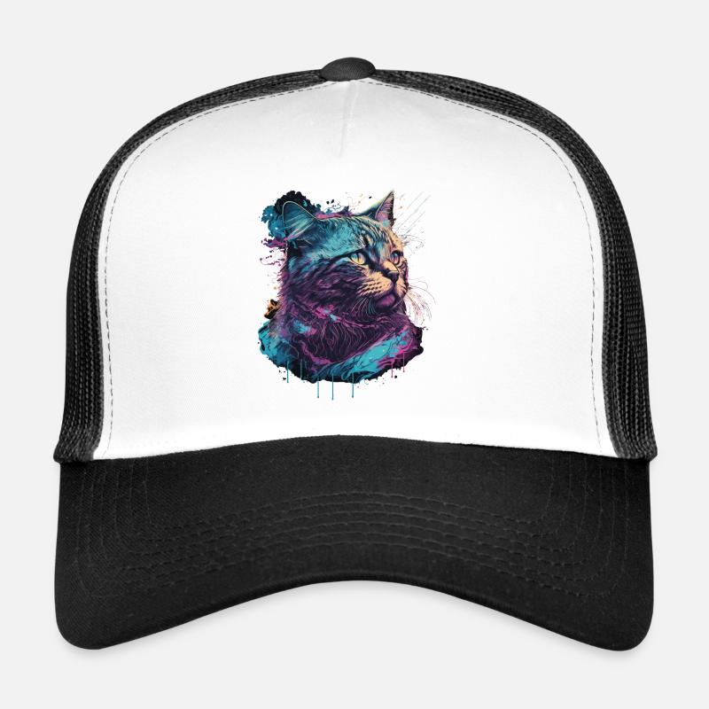 90s Cat Trucker Cap