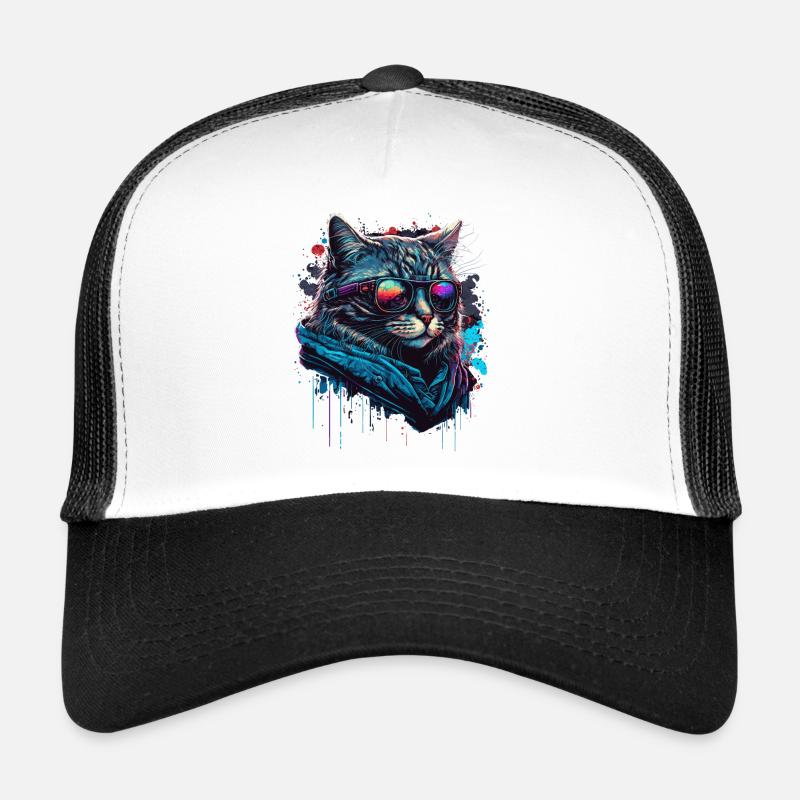 Agent Cat Trucker Cap