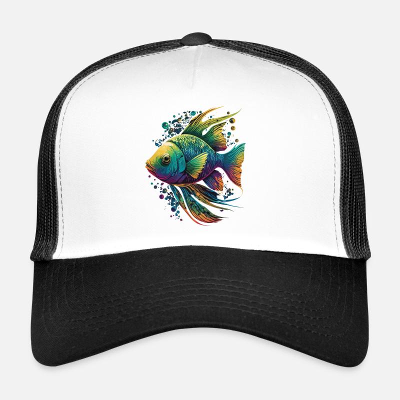 Colorful Fish Trucker Cap