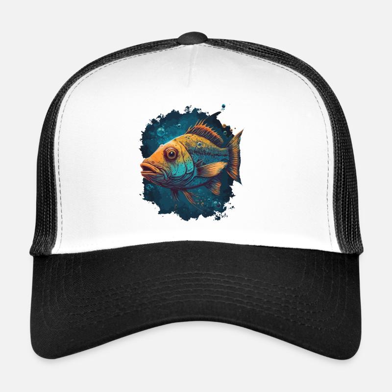Poissons vivant dans la mer Casquette trucker 