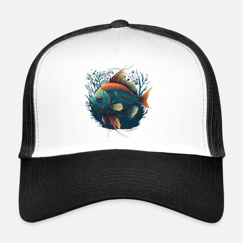 Crazy Fish Trucker Cap