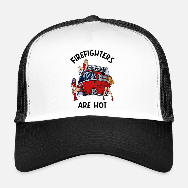 Déclaration sur les pompiers sauveteurs Brigade des pompiers Casquette trucker 