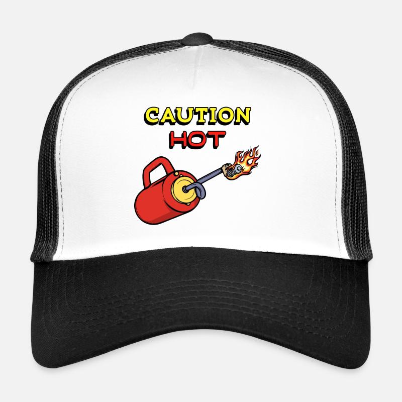 Fire Protection Fire Brigade Fire Extinguisher Statement Trucker Cap