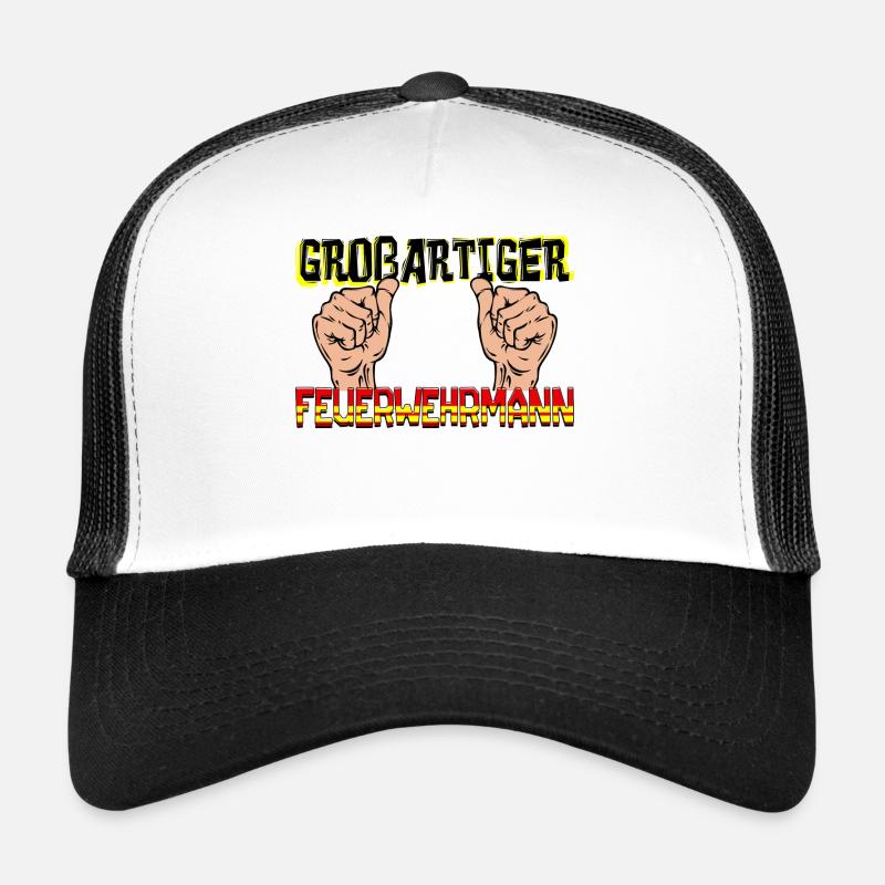 Lebensretter Feuerwehr Statement Feuerwehrmann Trucker Cap