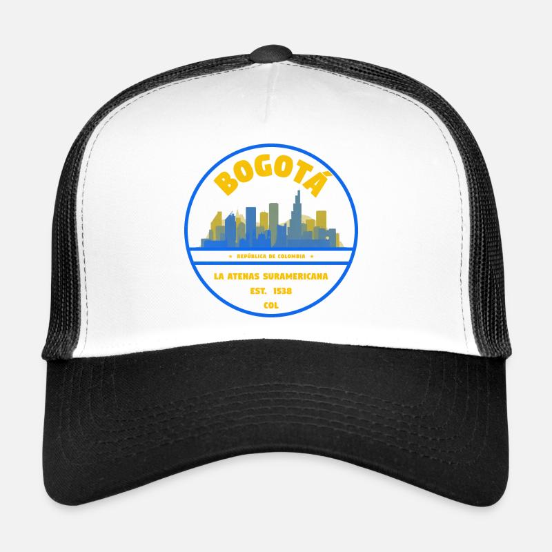 Emblème de la Skyline de Bogotá Casquette trucker 