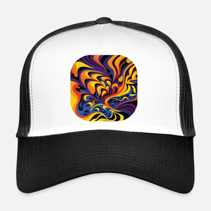 Abstract Trucker Cap