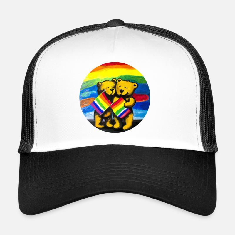 Schwule Teddybären Trucker Cap