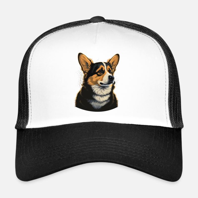 Confuse Looks Corgi Trucker Cap