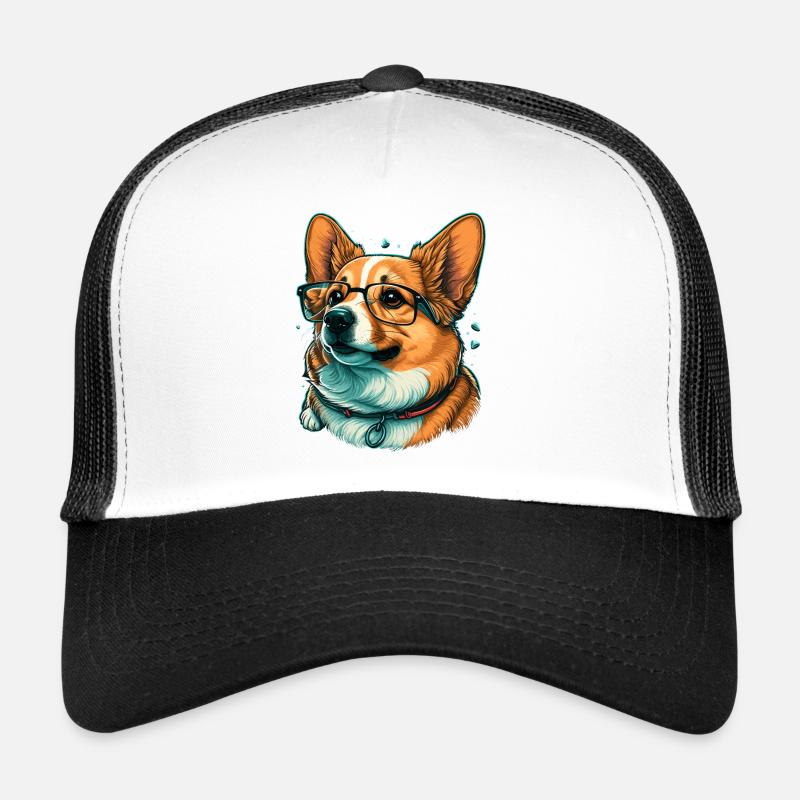 Clever Looking Corgi Trucker Cap
