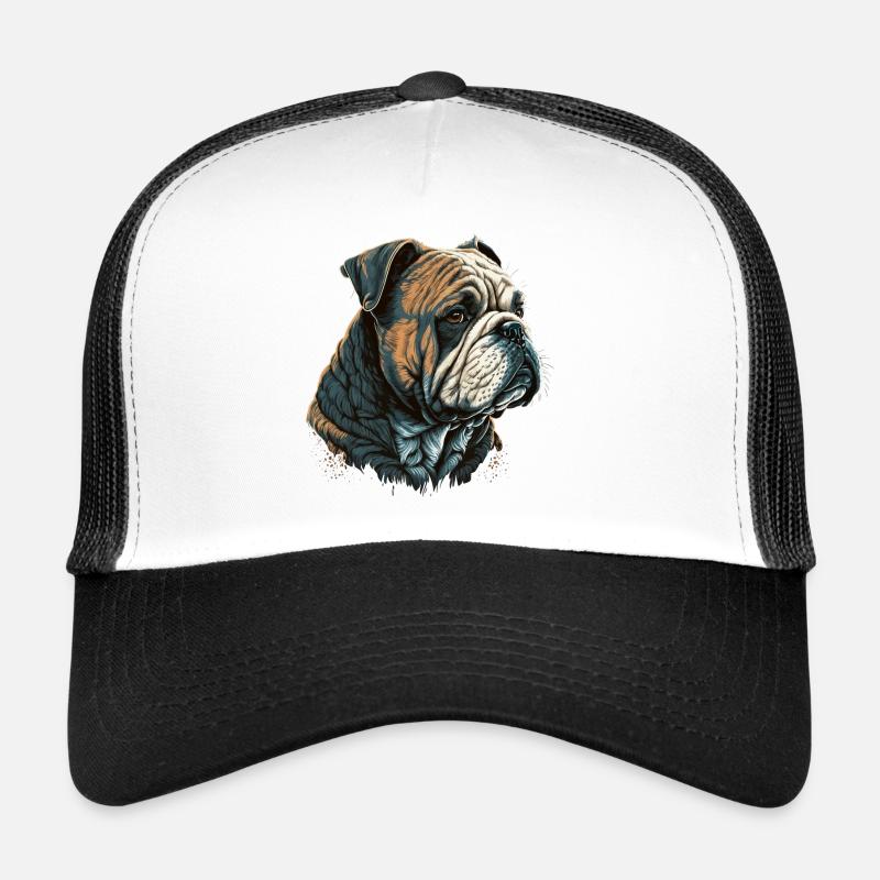 Art du bouledogue Casquette trucker 