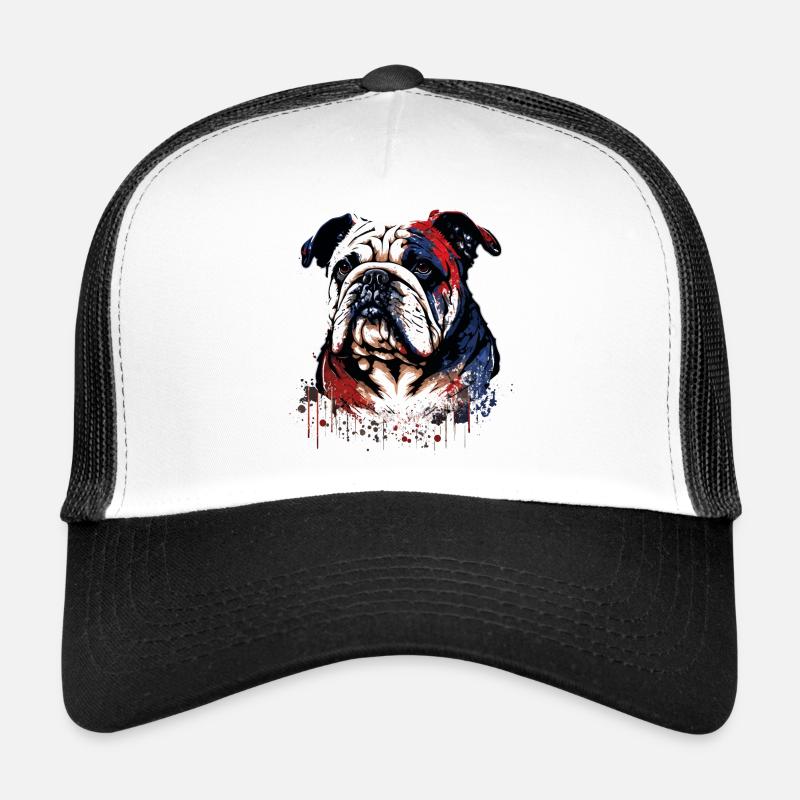 Bulldogge Illustration Trucker Cap