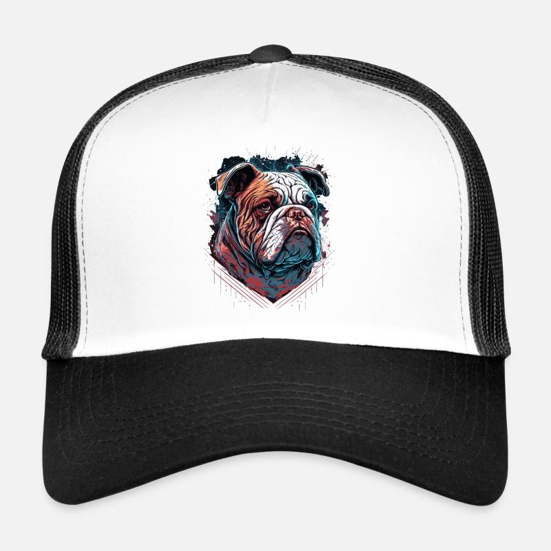 Bouledogue agacé Casquette trucker 