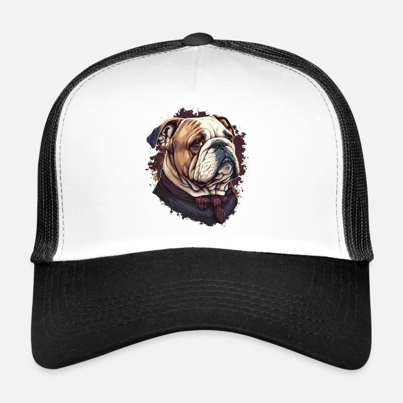 Bouledogue élégant Casquette trucker 