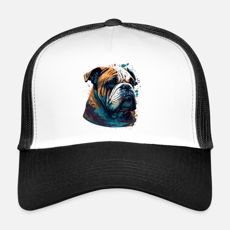 Unhappy Bulldog Trucker Cap