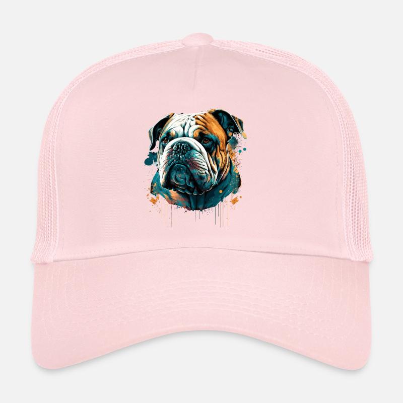Still Face Bulldog Trucker Cap