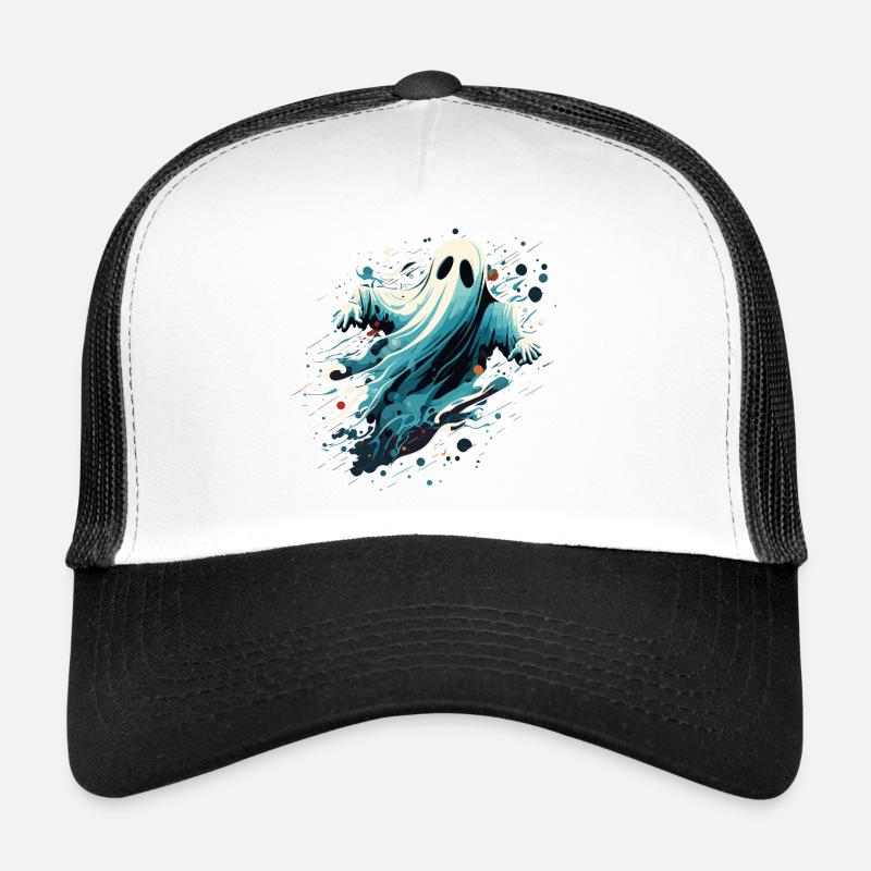Ghost Illustration Trucker Cap