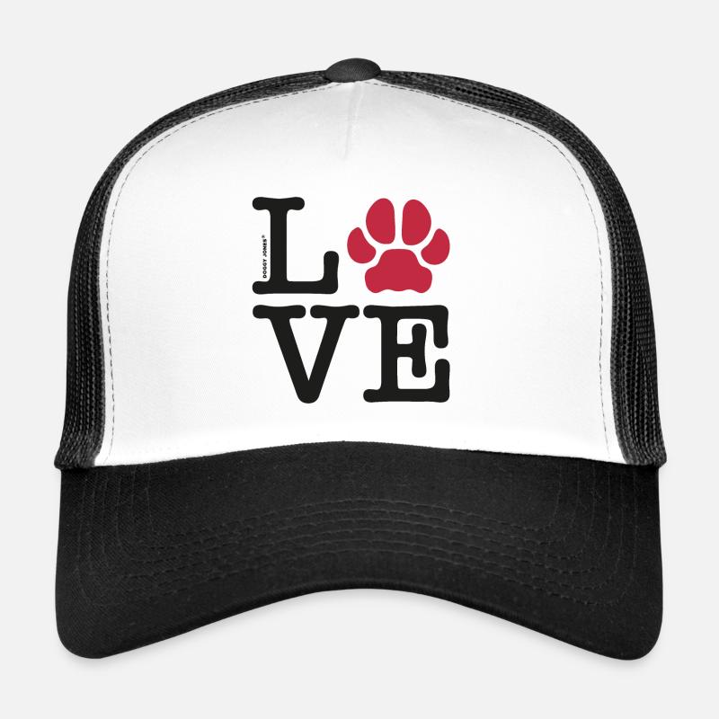 LOVE - Trucker Cap - white/black