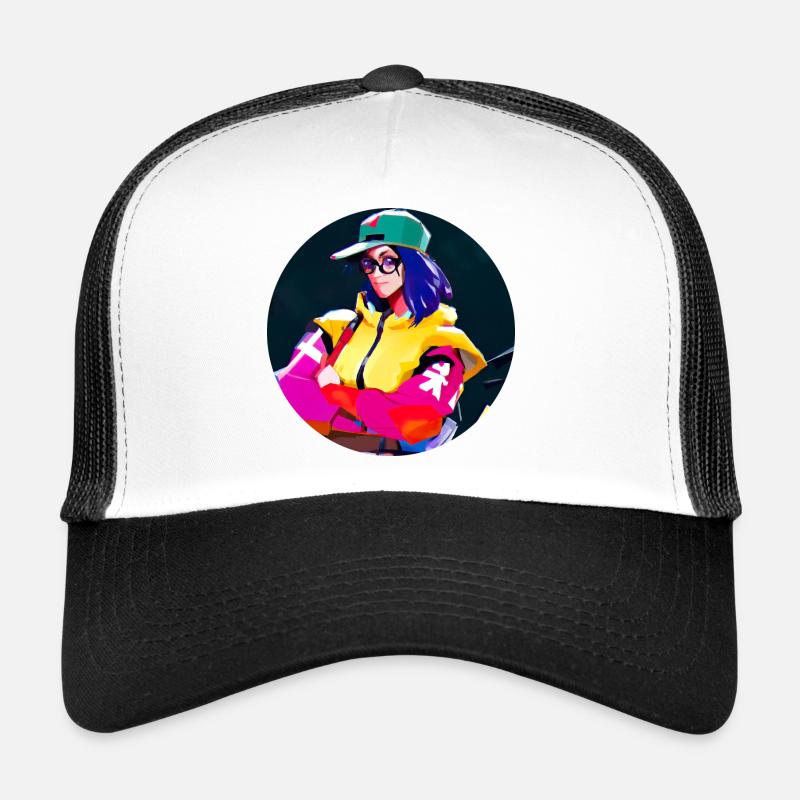 Héroïne comme anime Casquette trucker 