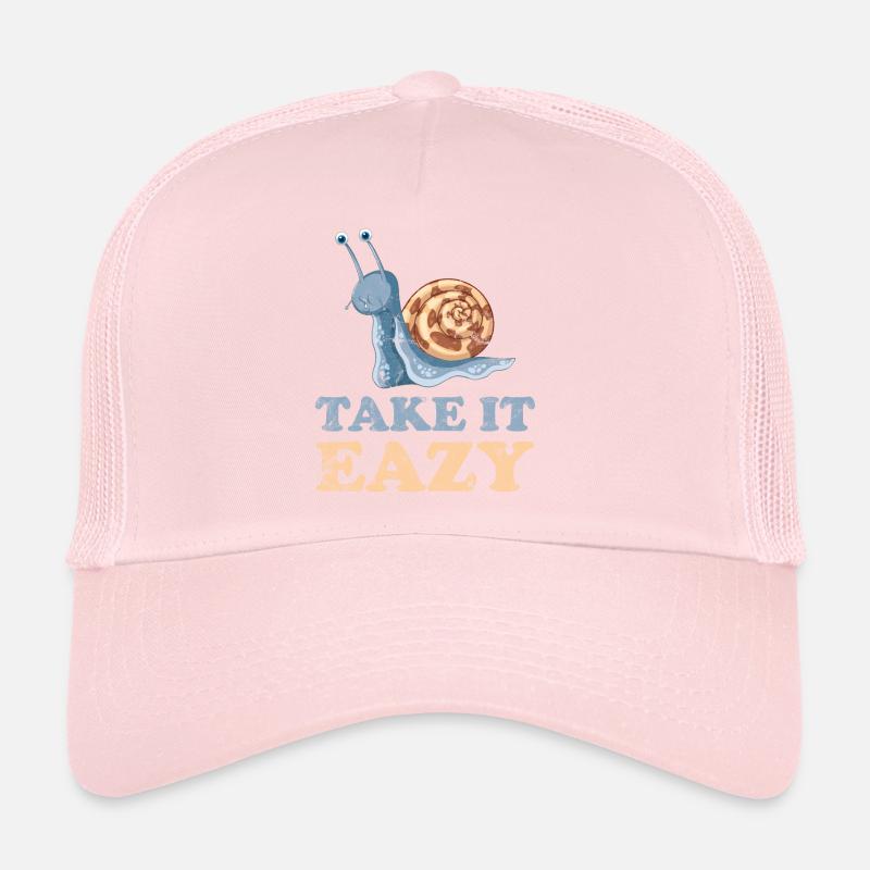 Take it Easy Snail Casquette trucker 