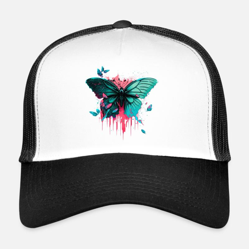 Beauté brillante du papillon Casquette trucker 