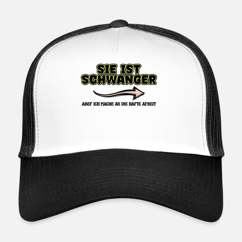 Papa Statement Babyglück Elternschaft Schwanger Trucker Cap