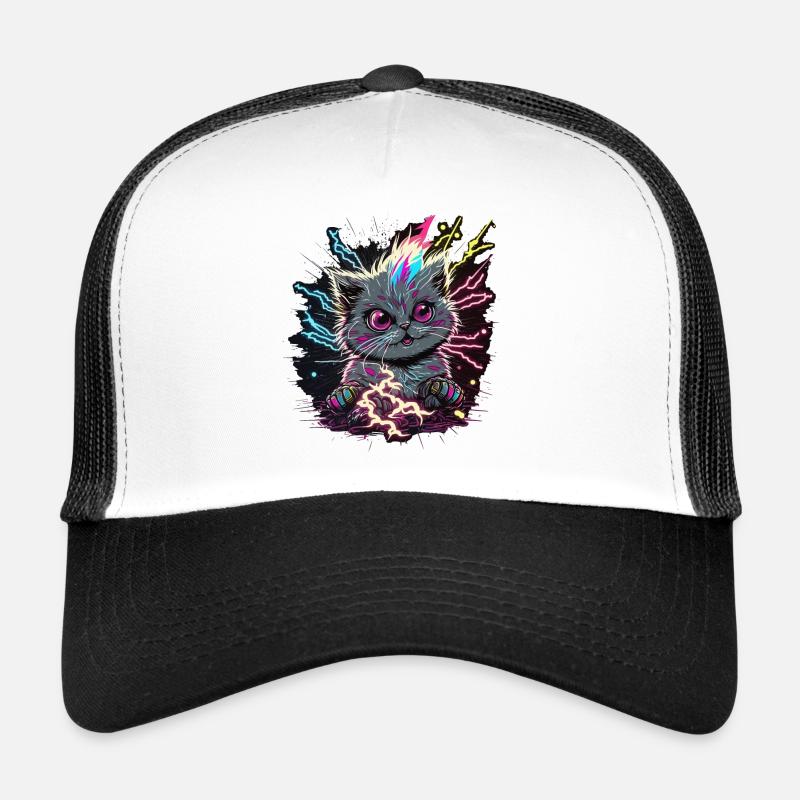 Chat en train de charger Casquette trucker 