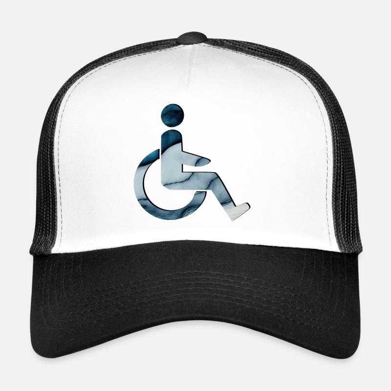 UTILISATEUR DE FAUTEUIL ROULANT Casquette trucker 
