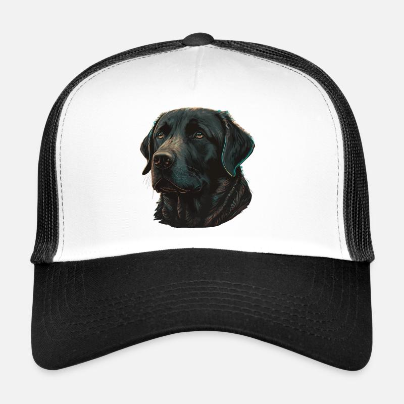 Mignon Labrador Retriever Noir Solide Casquette trucker 