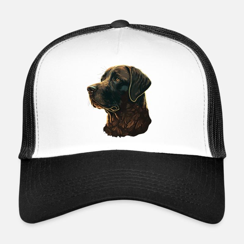 Ruhiger Labrador Retriever Trucker Cap