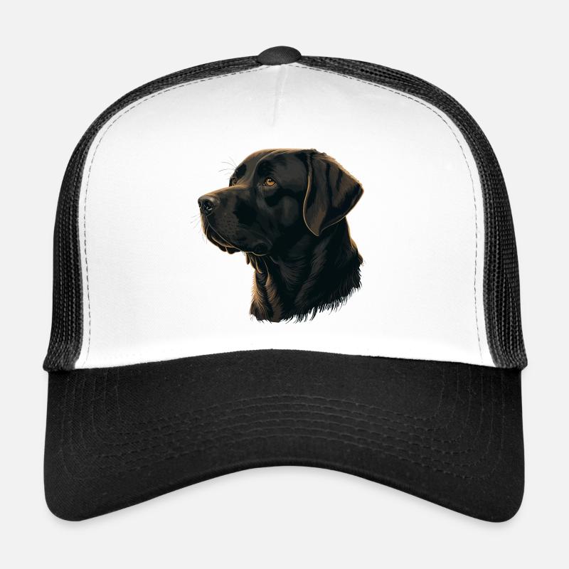 Labrador Retriever brun foncé doux Casquette trucker 