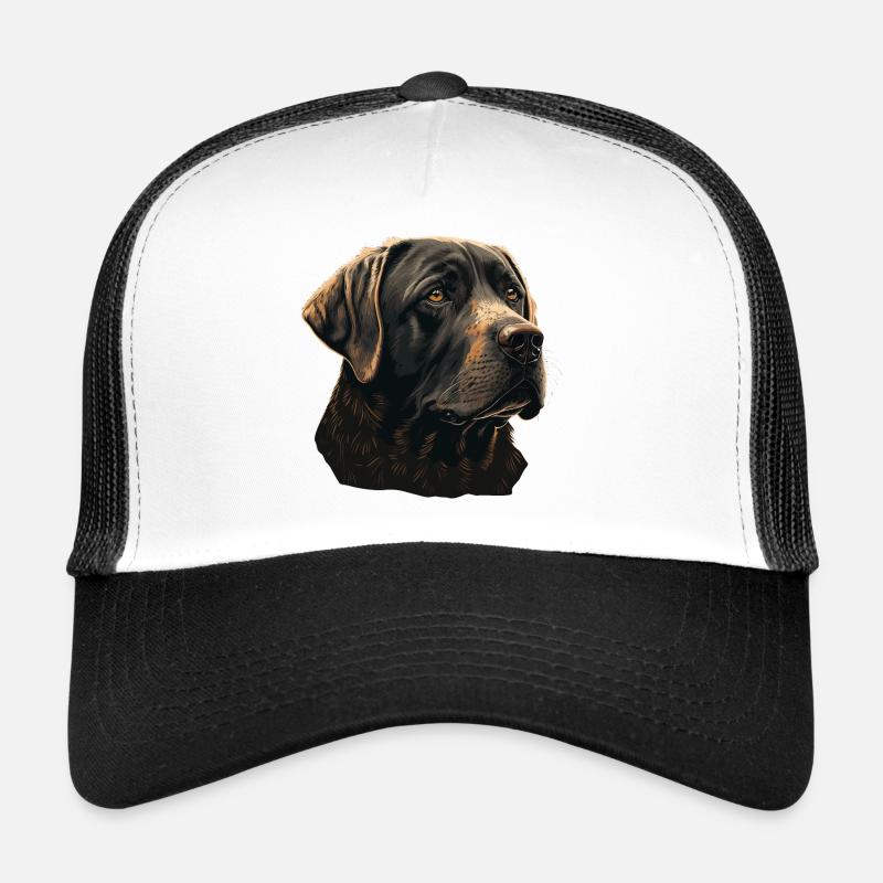 Grand Labrador Retriever Casquette trucker 