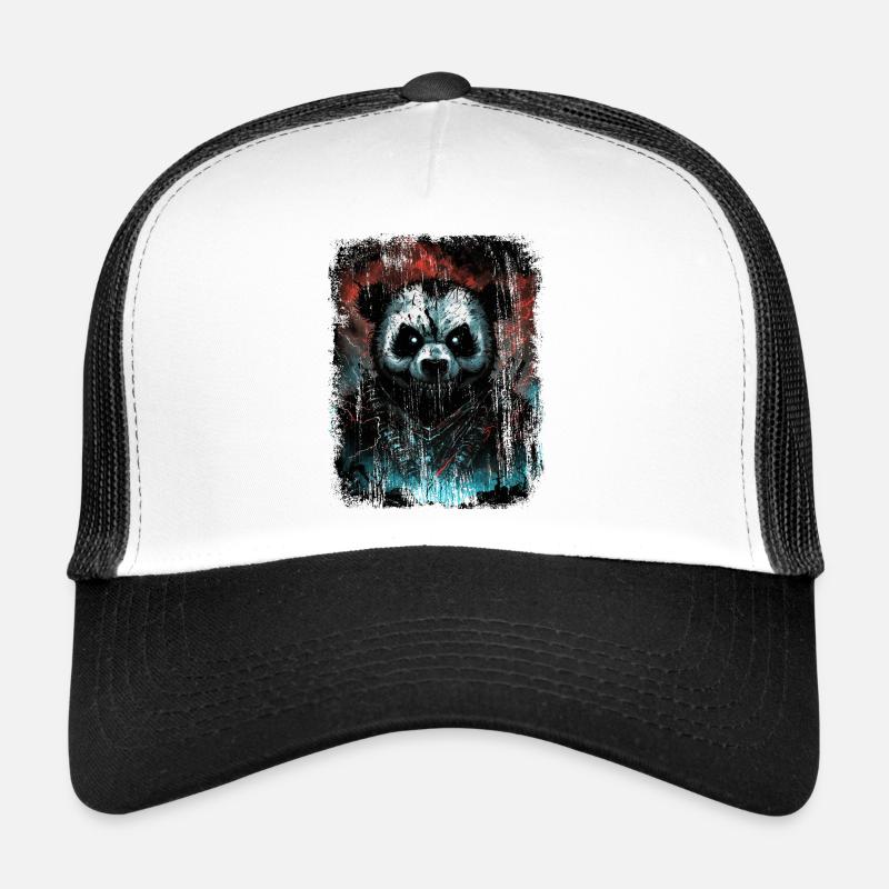 Guerrier panda effrayant Casquette trucker 