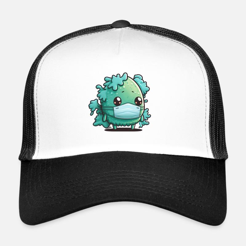 Bacterium with mask Trucker Cap