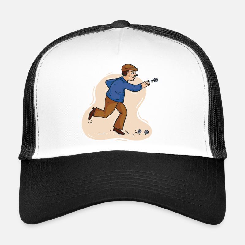 Boules boules boules pour boule pétanque boule Casquette trucker 